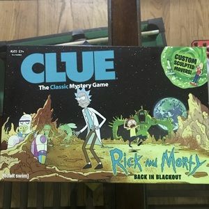 Rick and Morty CLUE mystery game